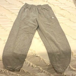 Large Gray Adidas Sweatpants